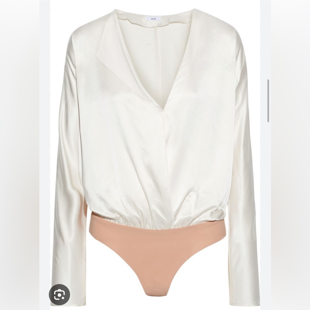 NWT Alix silk bodysuit